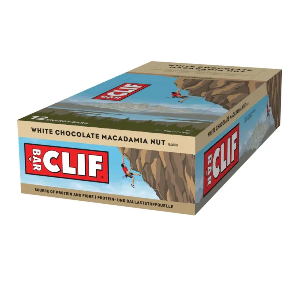 Clif White Chocolate Macadamia Nut flavour Energy bar 68g – Case of 12